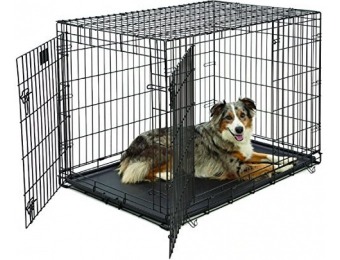 72% off MidWest Life Stages Folding Metal Dog Crate