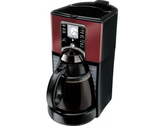 $20 off Mr. Coffee FTX49 12-Cup Coffeemaker - Black/Red