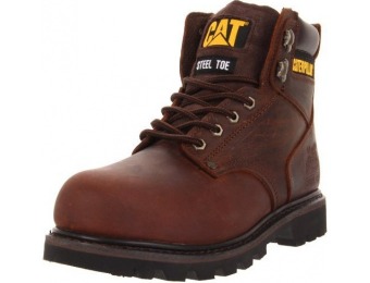 $63 off Caterpillar Men's Second Shift Steel Toe Work Boots