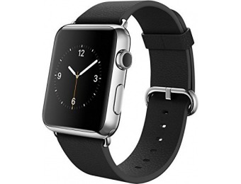 $100 off Apple Watch Stainless Steel Case with Black Buckle