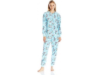 $39 off Disney Women's All-Over Print Olaf Onesie Pajama