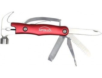 $12 off Apollo Tools 9-in-1 Multi Hammer - Red