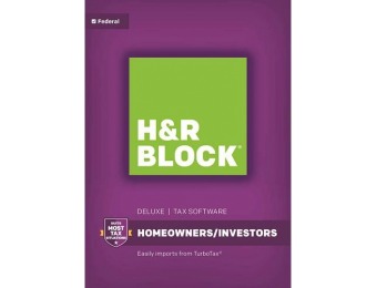 $20 off H&R Block Deluxe: Homeowners/Investors Federal