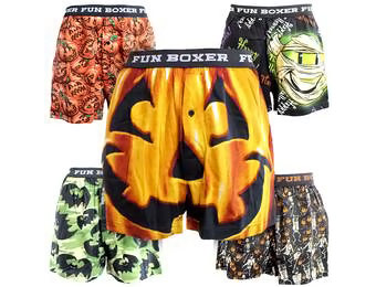 70% off Halloween Themed Boxer Shorts