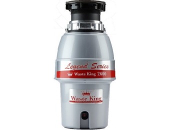 48% off Waste King Legend Series 1/2 HP Continuous Feed Operation Garbage Disposal - (L-2600)