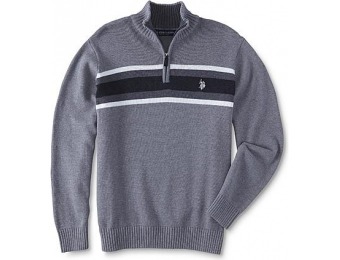 92% off U.S. Polo Assn. Men's Quarter-Zip Sweater