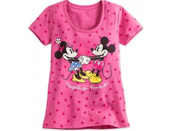 74% off Minnie and Mickey Mouse Tee for Women