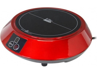 72% off Elite Portable Induction Cooktop Red EIND-88R