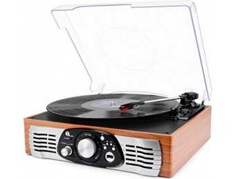 $57 off Belt-Drive 3-Speed Stereo Turntable w/ Built in Speakers