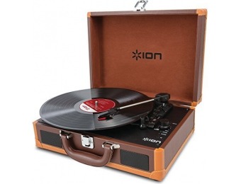 78% off ION Audio Vinyl Motion Deluxe Portable Turntable