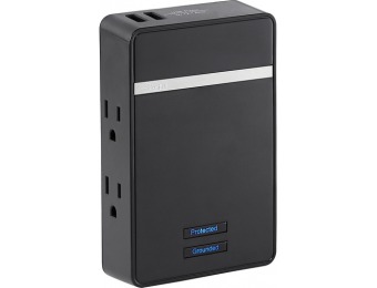 50% off Rocketfish 4-Outlet/2-USB Wall Tap Surge Protector