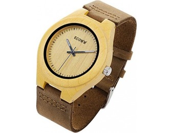 73% off Eco Wood Watch - Lightweight Wrist Wooden Watch