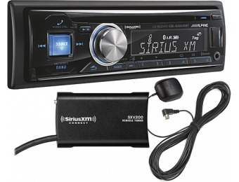 $100 off Alpine CD Bluetooth In-Dash Deck with Satellite Radio Tuner