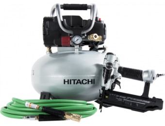 38% off Hitachi 6-Gallon Portable 150-PSI Electric Pancake Air Compressor KNT50AB