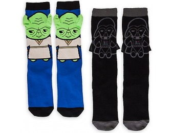 40% off Star Wars MXYZ Yoda & Darth Vader Sock Set for Women - 2-Pack