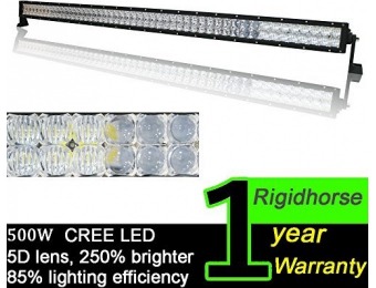 $390 off Rigidhorse 500W 50000lm 52" 5D LED Light Bar