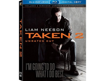 68% off Taken 2 (Unrated Cut) Blu-ray + DVD + Digital Copy