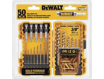 DeWalt DWA19SD50 50-Piece Drill/Driving Set
