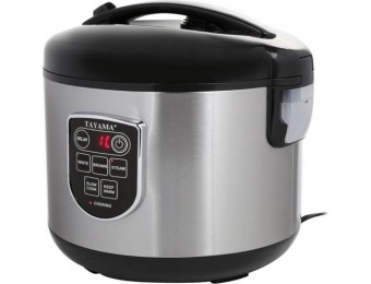 83% off Tayama TRC-100 Digital Rice Cooker and Food Steamer