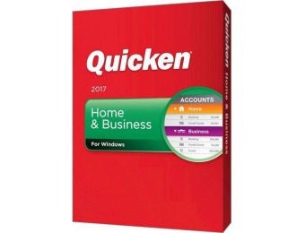 50% off Quicken Home and Business 2017 - Windows