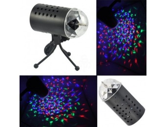 77% off TSSS LED RGB Crystal Ball Sound Active Stage Light