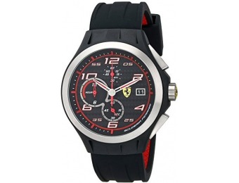 $177 off Ferrari Men's Lap Time Analog Display Watch