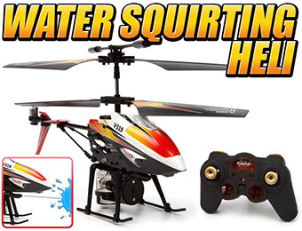62% off Water Squirting Gyro Metal Air Soaker 3.5CH RC Helicopter