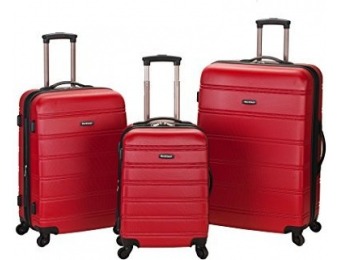 $364 off Rockland Luggage Melbourne 3 Pc Abs Luggage Set