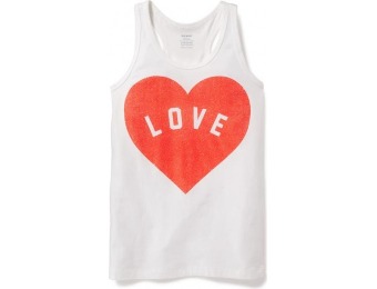 80% off Old Navy Fitted Racerback Tank For Girls