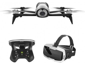 $251 off Parrot Bebop 2 Quadcopter w/ Skycontroller 2 and FPV Glasses