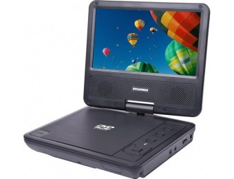 50% off Sylvania 7" Portable DVD Player with Swivel Screen