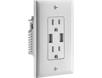 63% off Insignia 3.6A USB Charger Wall Outlet