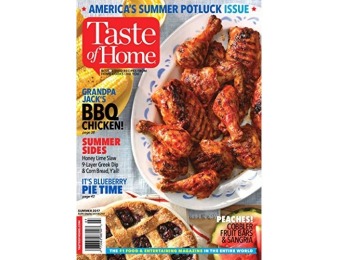 93% off Taste of Home Magazine - 6 month auto-renewal