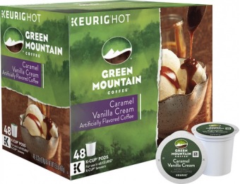 31% off Keurig Green Mountain Coffee Caramel Vanilla Cream K-Cup Pods (48-Pack)