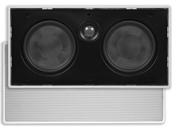 61% off Aria In-Wall Dual 5.25" 2-Way Center Channel Speaker