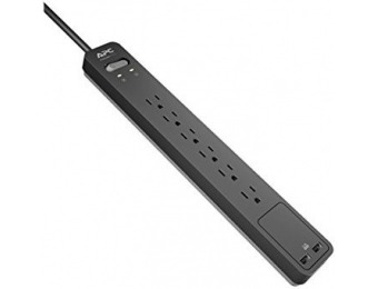 57% off APC 6-Outlet Surge Protector 1080 Joules with USB Charger Ports