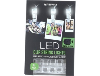 69% off Merkury Innovations 15' LED Clip String Lights