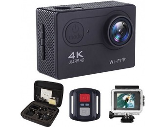$250 off ALOFOX WiFi 16MP Waterproof 4K Action Camera
