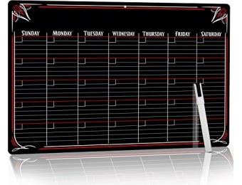 67% off PVC Dry Erase Monthly Magnetic Calendar