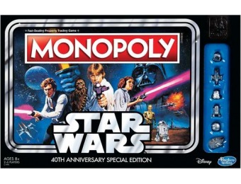 40% off Star Wars 40th Anniversary Special Edition Monopoly Game