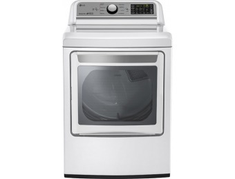 22% off LG 7.3 Cu. Ft. 9-Cycle Electric Dryer DLE7200WE