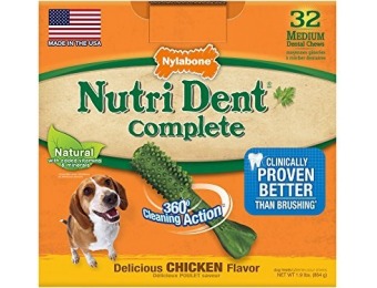 61% off Nutri Dent Adult Chicken 32ct Medium Pantry Pack