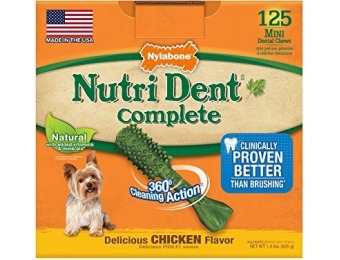 68% off Nutri Dent Adult Chicken 125ct Mini Pantry Pack
