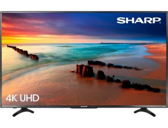 $300 off Sharp 55" LED 2160p Smart 4K Ultra HD TV Roku TV