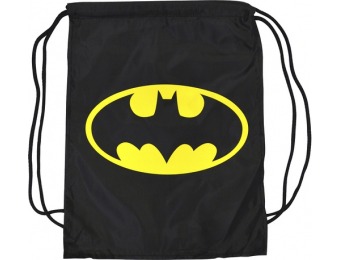 80% off Concept One Batman Logo Cinch Bag with Cape