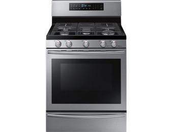 36% off Samsung NX58H5650WS Stainless Steel Freestanding Gas Range with True Convection