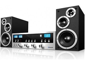 30% off Innovative Technology Classic Retro Bluetooth Stereo System