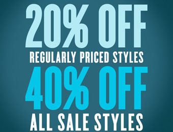 Extra 40% off Sale Styles at Lucky + 20% off Regular Priced Styles