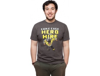 75% off Luke Cage Hero For Hire T-Shirt