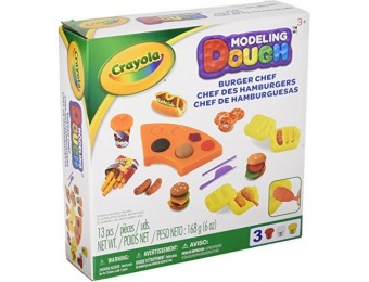 77% off Crayola Modeling Dough Burger Chef Kit